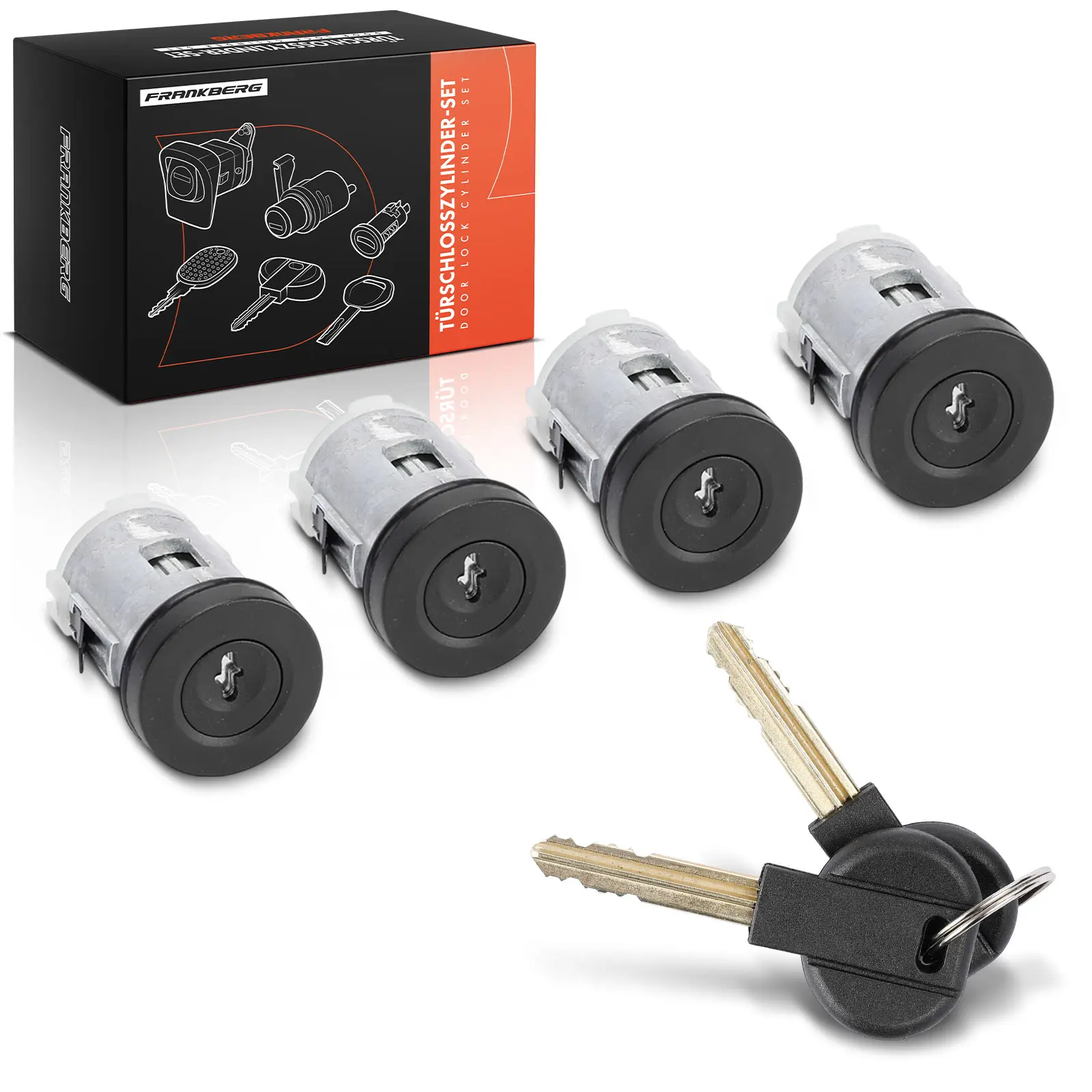 Frankberg 4x voor-achter slotcilinder voor Peugeot Expert Citroën 4162PA 4162 C9 9170AY 4162L0 9926Q7 9170AZ
