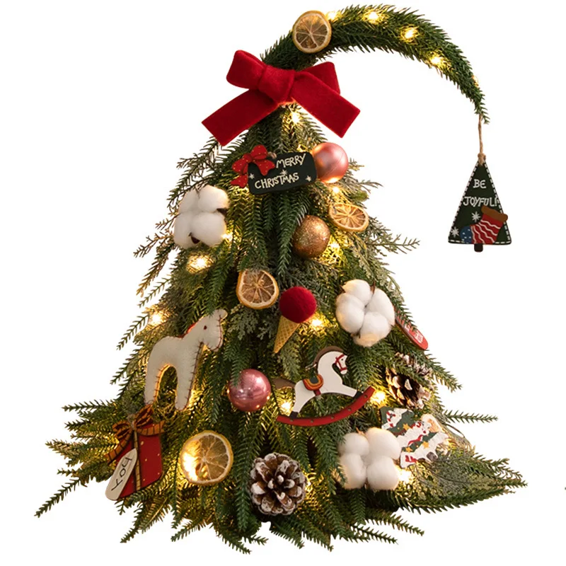 

Christmas decorations Christmas tree encrypted PE small Christmas tree with lights