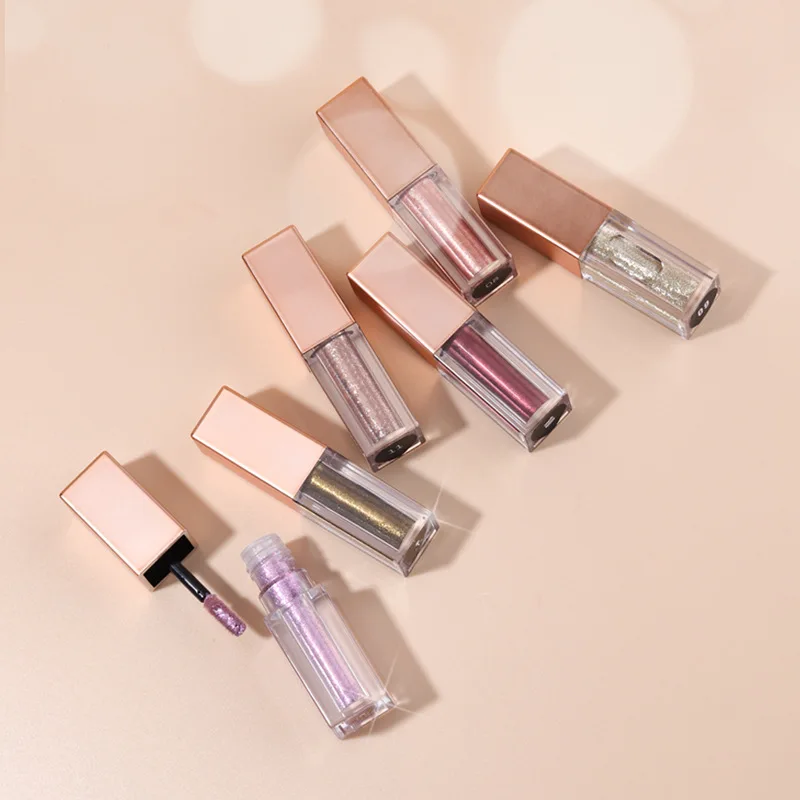 Sombra líquida sem logotipo Nova sombra perolada fosca de 12 cores