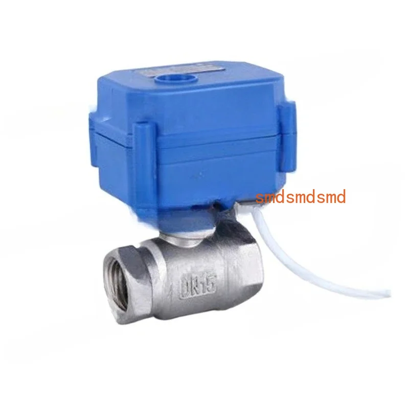DN20 3/4" stainless steel Motorized Ball Valve 1 inch , DC5V 12V AC220V Electrical Ball Valves 3/4" CR01 CR02 CR03 CR04 CR05