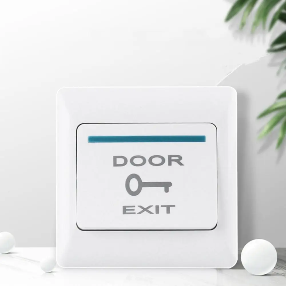 

5PCS Push Button Design Access Control System Push Switch Dustproof Eco-friendly Electronic Door Lock Square Plastic Exit Button