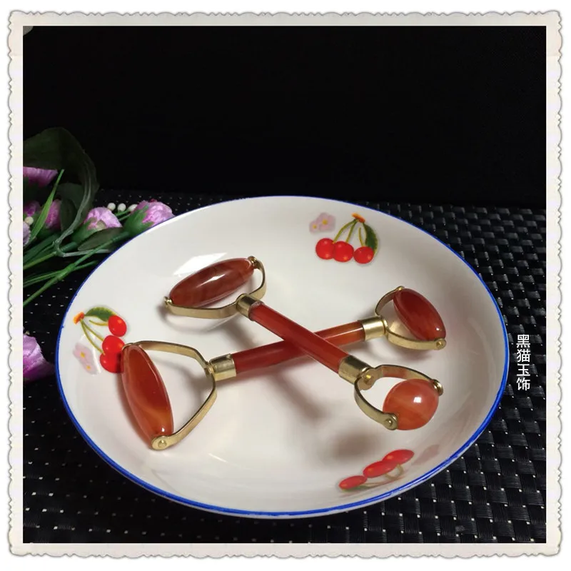 Red Agate Massage Hammer Wholesale Jade Jade Massage Roller Hammer Sales Jianghu Stall Can Play