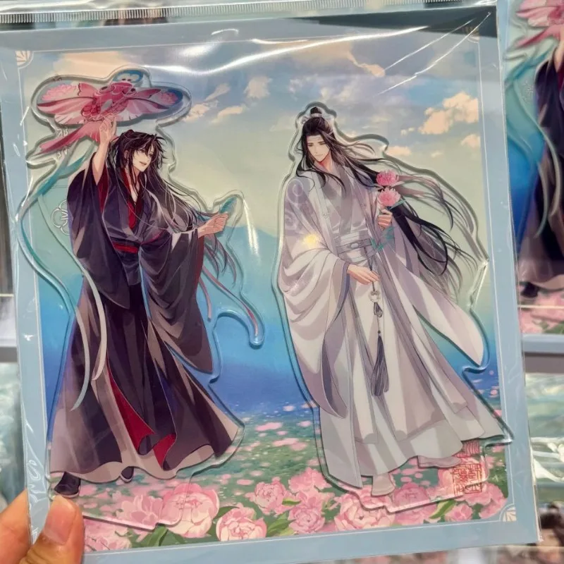 

Mo Dao Zu Shi Anime Figures Stand Model Plate Wei Wuxian Lan Wangji Desktop Decoration Flight Figures Kids Friends Gift for Fans