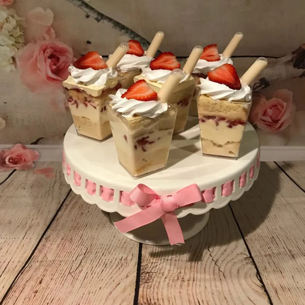 

250Pcs Disposable Straw Plastic Pipette 4ml for Cake Ice Cream Dessert Injection Dropper Baking Supplies Cupcake Decoration