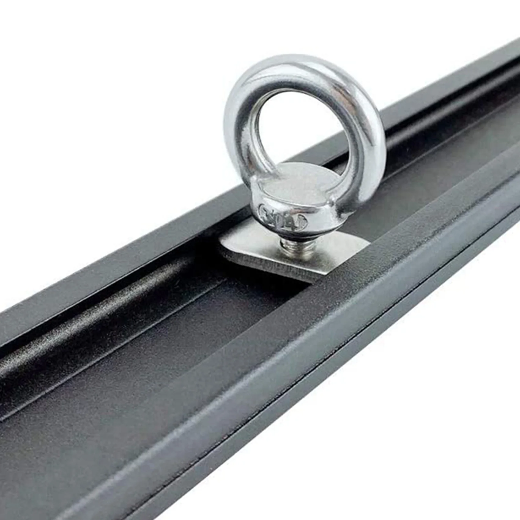 ABMW-8Pack الفولاذ المقاوم للصدأ كاياك المسار جبل التعادل أسفل العيينة السكك الحديدية ملحق لقارب قوارب الكاياك