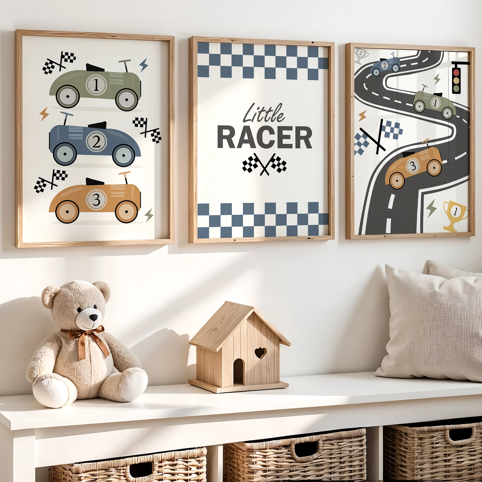 3pcs Minimalist,Cartoon Car Ra - Home Decor Theme ulasan dan harga