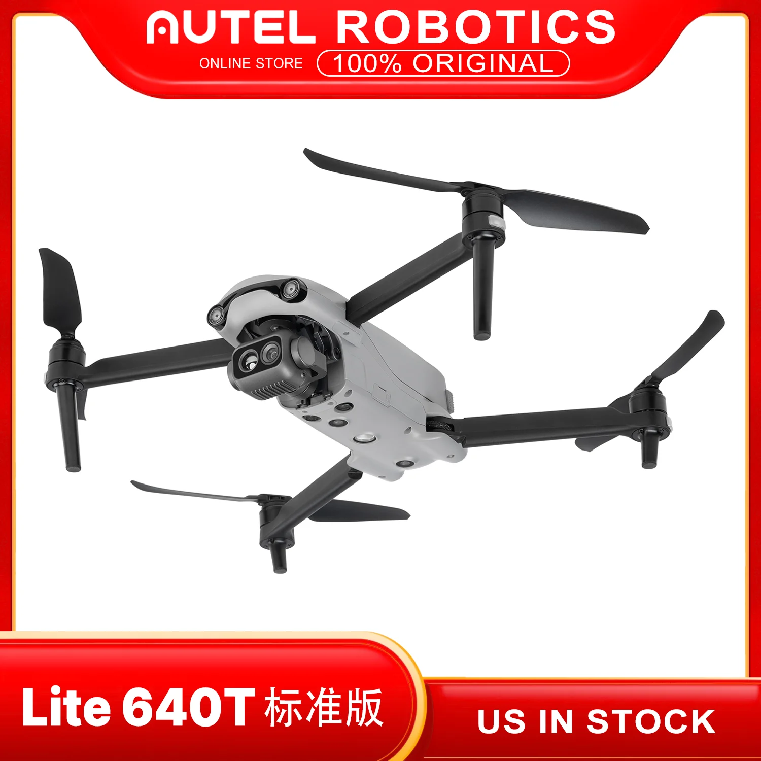 2025 New Autel Robotics Online Control Robotics EVO Lite 640T Enterprise Toys Quadcopter Thermal Drone Professional Drone