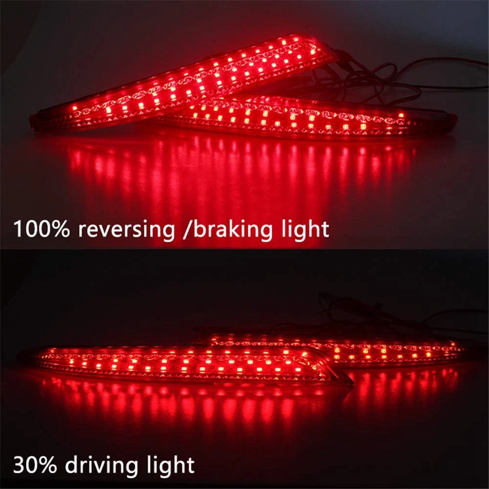 

LED Car Rear Bumper Reflector Light Brake Signal Backup Stop Tail Light For Nissan Almera Bluebird Sylphy 2009 2010 2011