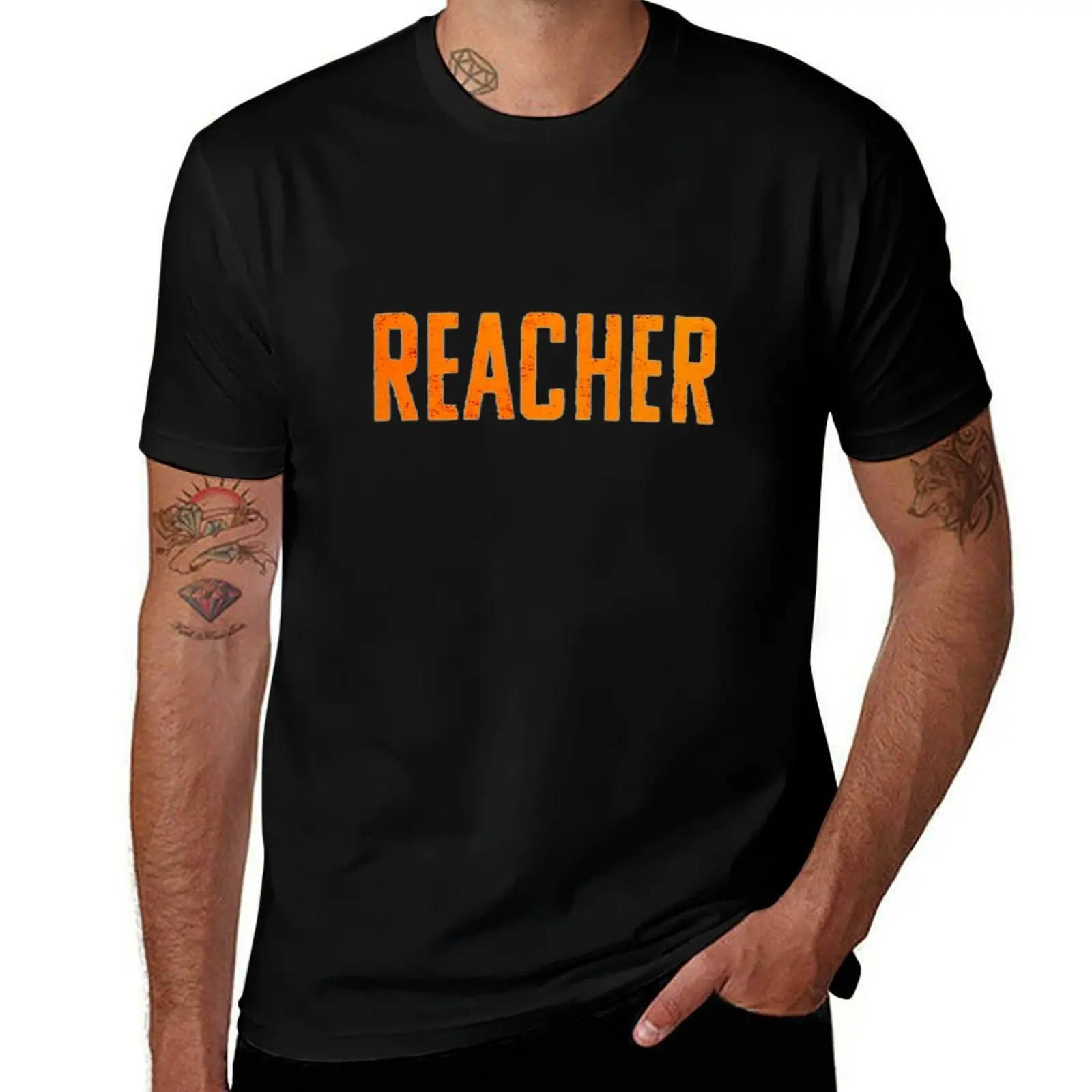 

Reacher T-Shirt new edition boys animal print for a boy essential t shirt men clothing
