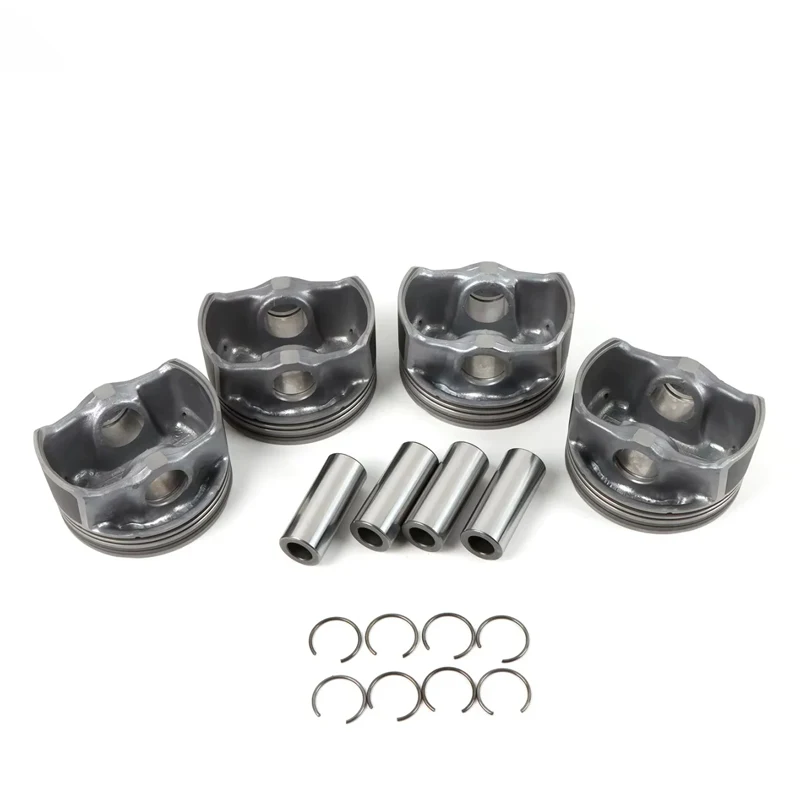 AUTO STD +0.5mm ENGINE Parts Pistons & Rings Set For Hyundai Kia 1.8L l4 GAS DOHC G4NB 1.8 L T 2010-2016 OE 23041-2E100