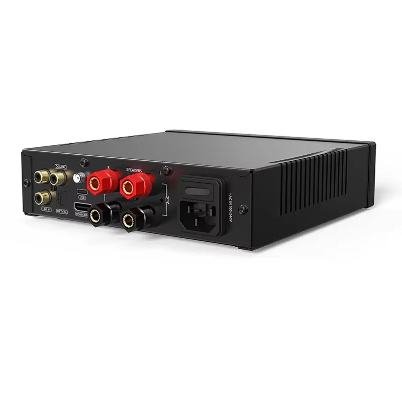 SMSL A200 Hi-Res 70 Вт * 2 Усилитель мощности Bluetooth 5,0 HDMI ARC Bass Treble Регулируемая схема управления поп-звуком с пультом дистанционного управления