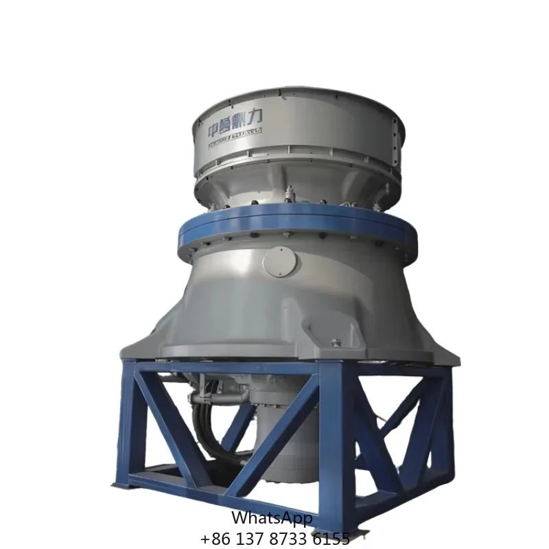 Single Cylinder Hydraulic Cone Crusher Bearing Core Components 45-163t/h Capacity Easy Operate For Secondary Crushing Quarry