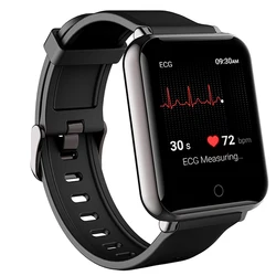 Grau médico ecg eletrocardiograma relógio de temperatura do corpo smartwatch monitor sono esporte pulso sp02 android relógio inteligente