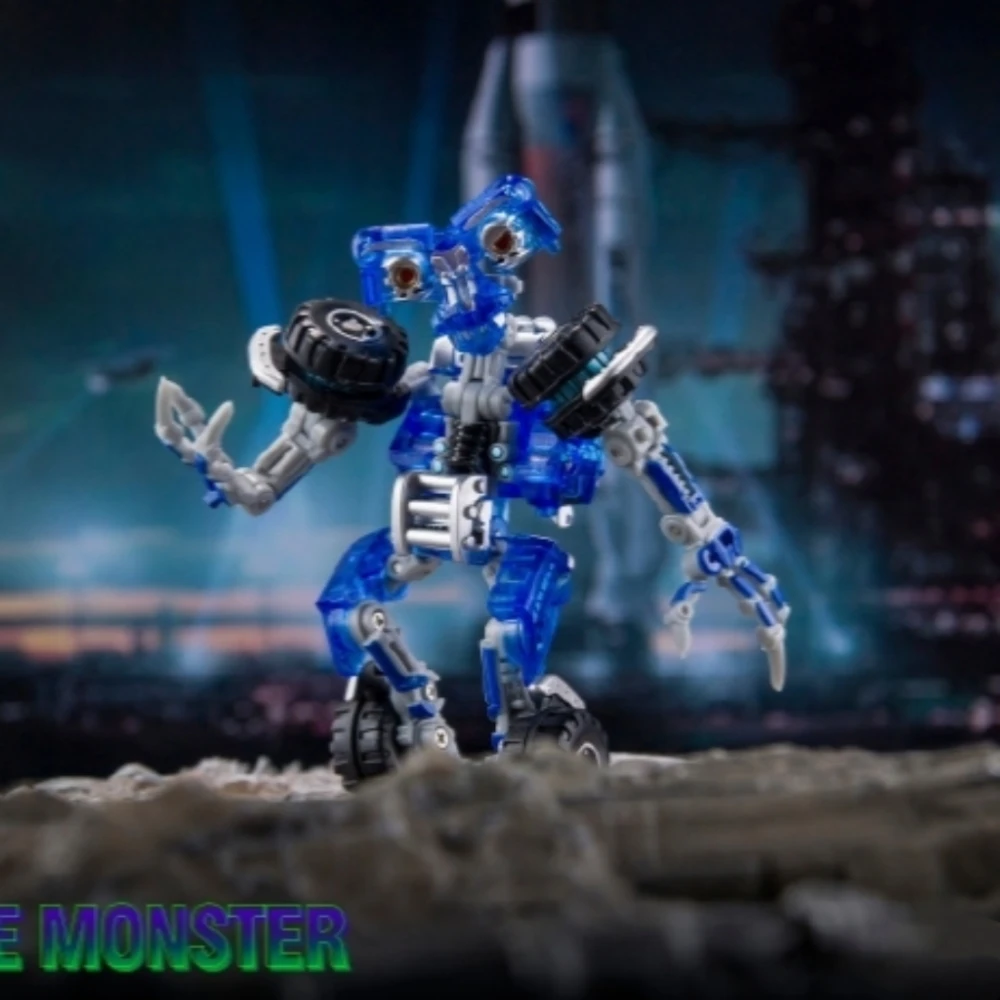 Disponibile DR.WU MC03T piccolo mostro Carrello con ruote trasparenti Trasformazione su piccola scala Action Robot Modello Deformazione Giocattolo Regali
