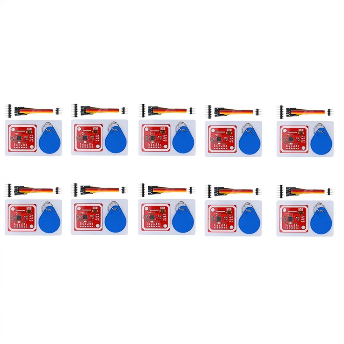 Super Sale 10PCS PN532 NFC RFID Wireless Module V3 User Kits Reader Writer Mode IC S50 Card PCB Attenna I2C IIC SPI HSU