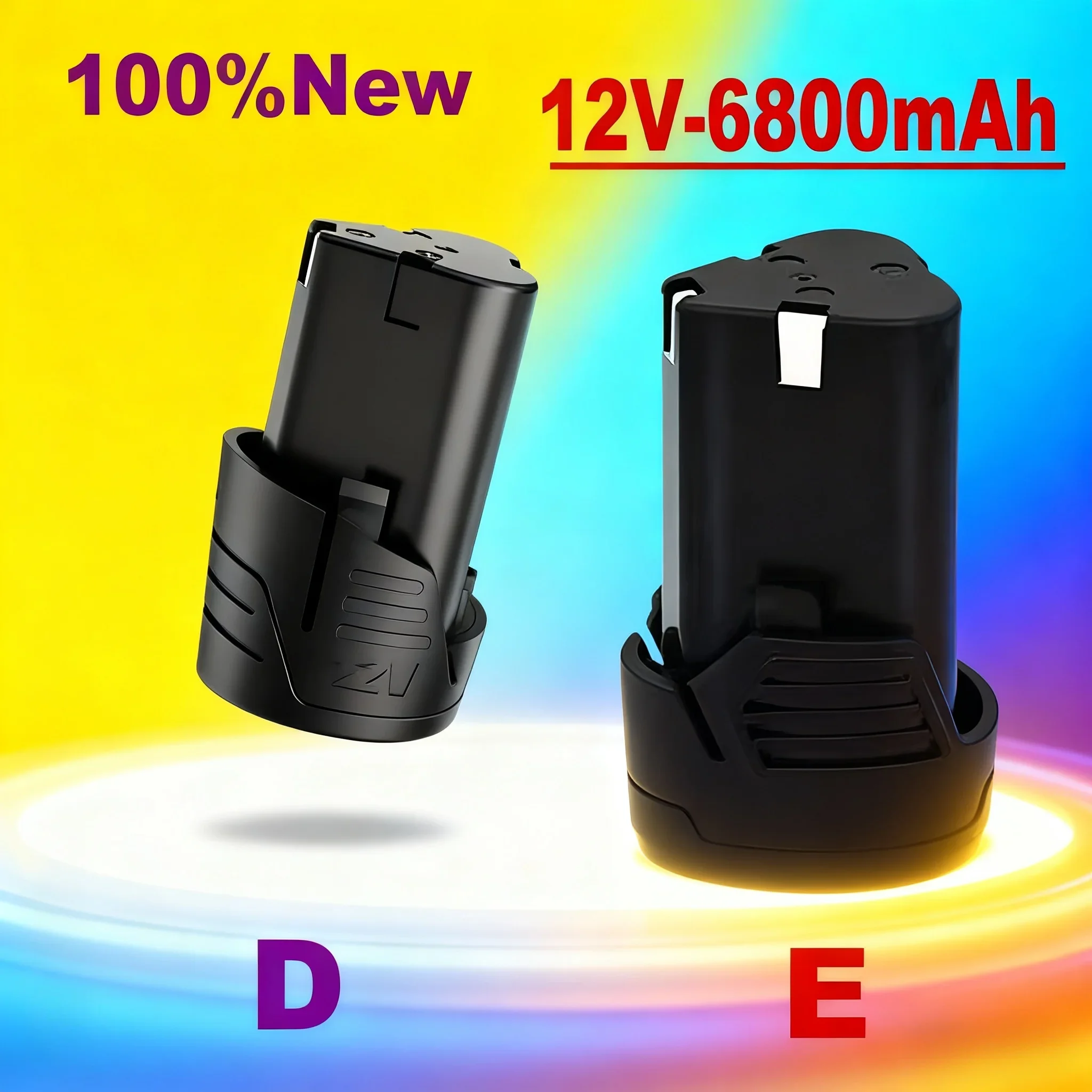 

100%.New.Universal 12V 6800mAh Rechargeable Li-ion Lithium Battery For Power Tools Electric drill Electric Screwdriver Battery