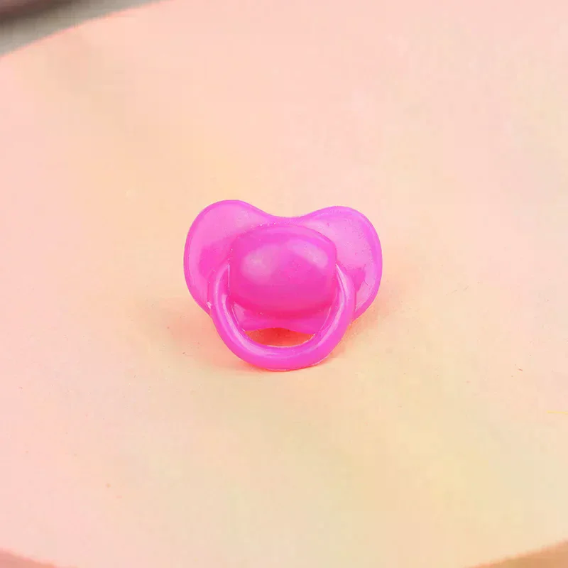 20Pcs Miniature Doll Pacifier Expression Pacifier Toy Accessories Plastic Toys Playhouse Toys Children's Doll House