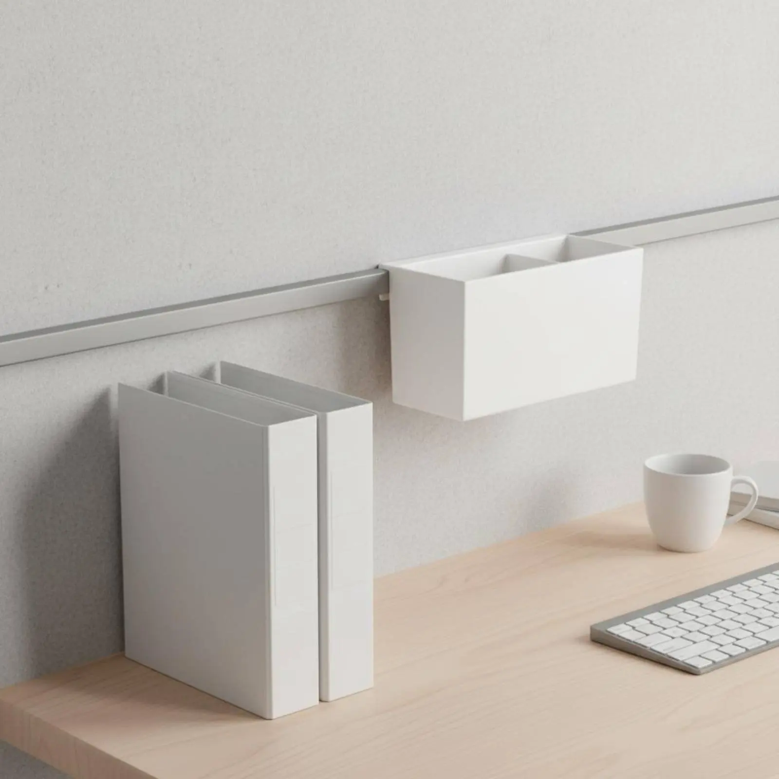 Upright File Organizer Minimalist Design Desktop Book Stand Plastic Document Holder Space Saving Interchangeable Periodical File