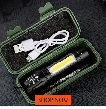 XHP90.2 Super Bright Led Double Head Flashlight Waterproof Rechargeable Zoomable Torch Work Light Spotlight Floodling Lantern