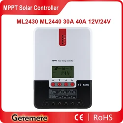 Gtmt-バッテリー、pvレギュレーター、充電器、pv max、30a、40a、12v、24v、ml2430、ml2440用の自動mptソーラー充電コントローラー