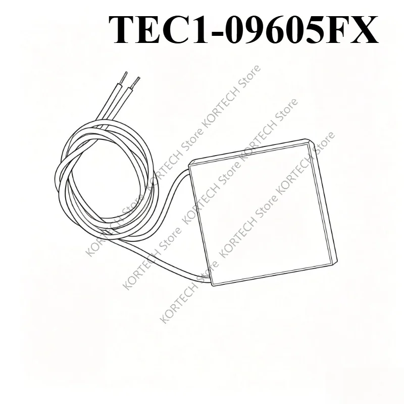TEC1-09605FX 5A 9V Semiconductor Refrigeration Chip Hot Spot Cooler Suitable For Water Dispenser Car Refrigerator DC12V 40*40mm