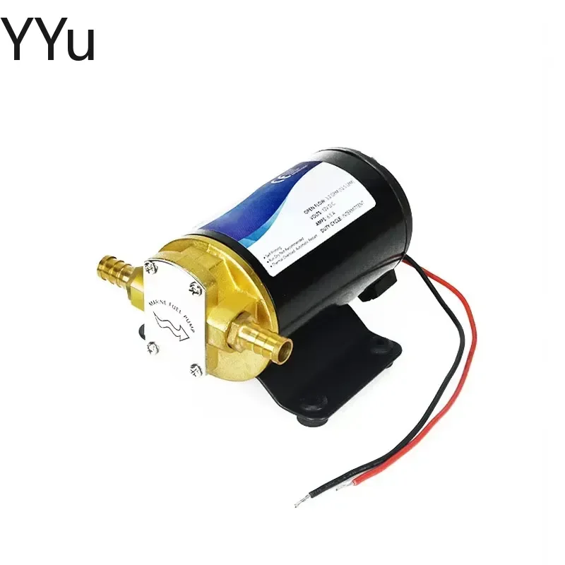 custom for 12V 24V DC Gear Oil Pump 14L Min Large Flow Self Priming Diesel Lubricating Engine Oil Transfer Pump Pure Copper