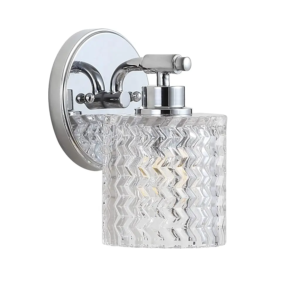

Jyl3548A Spaulding Vintage 5.13"" 1-Light Farmhouse Cottage Led Vanity Light Glam Bohemian 2700K Led 4W Bulb Luded Bathroom