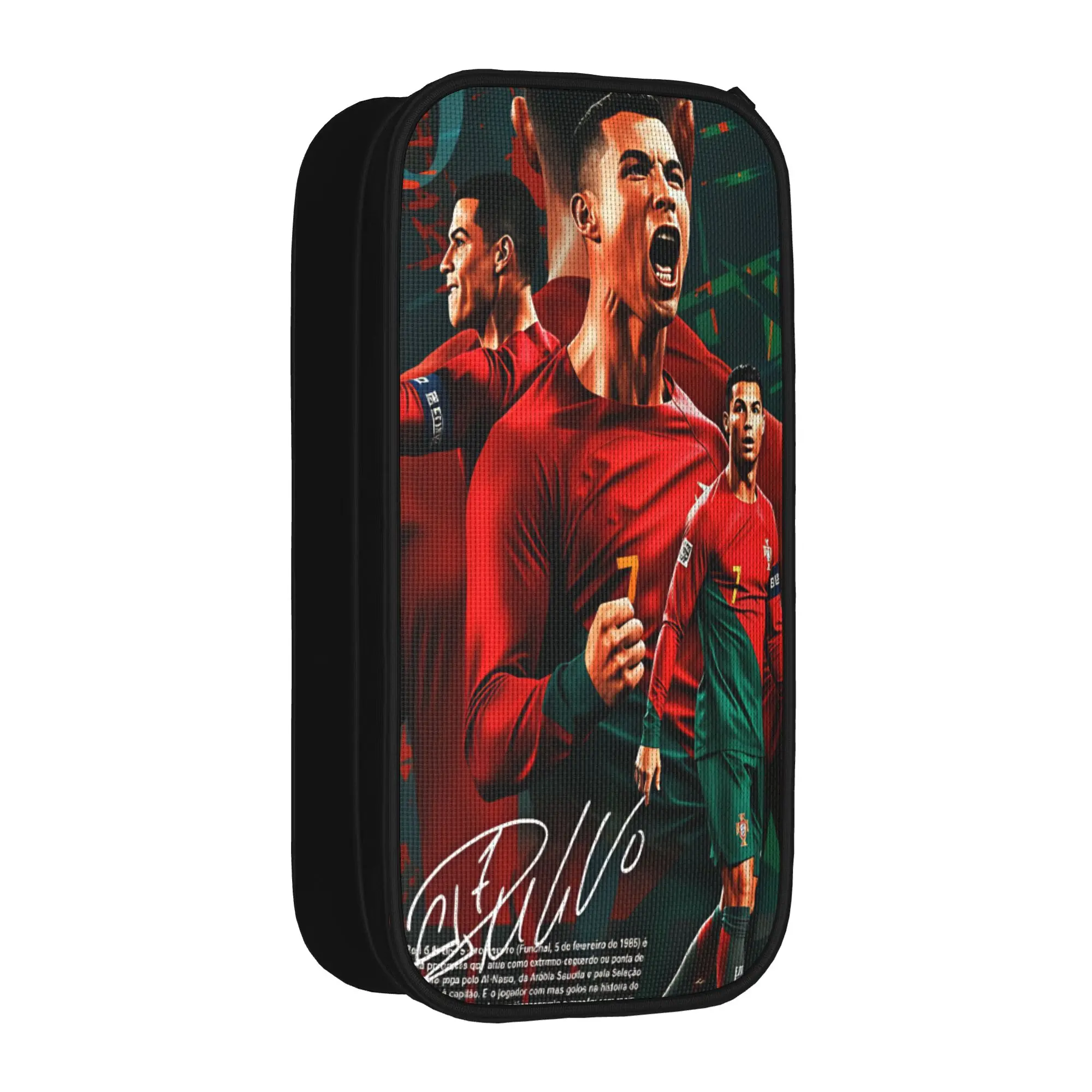 R-Ronaldos 2026 Pencil Case  Back To School Pencil Cases Double Layer Kids Lovely Large Capacity Pencil Pouch School Stationery