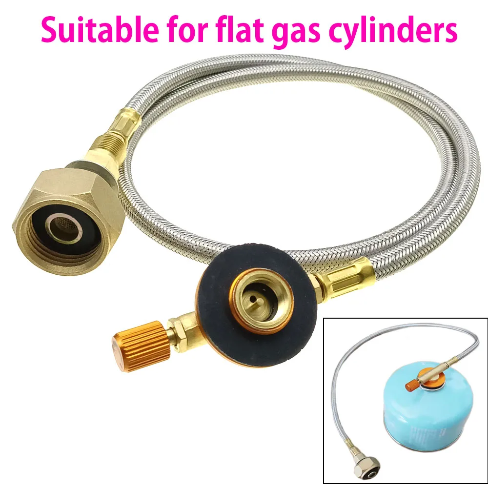 في الهواء الطلق التخييم موقد غاز محول تعبئة الغاز في الهواء الطلق اسطوانة ملء محول خزان الغاز فرن موصل الملحقات #5