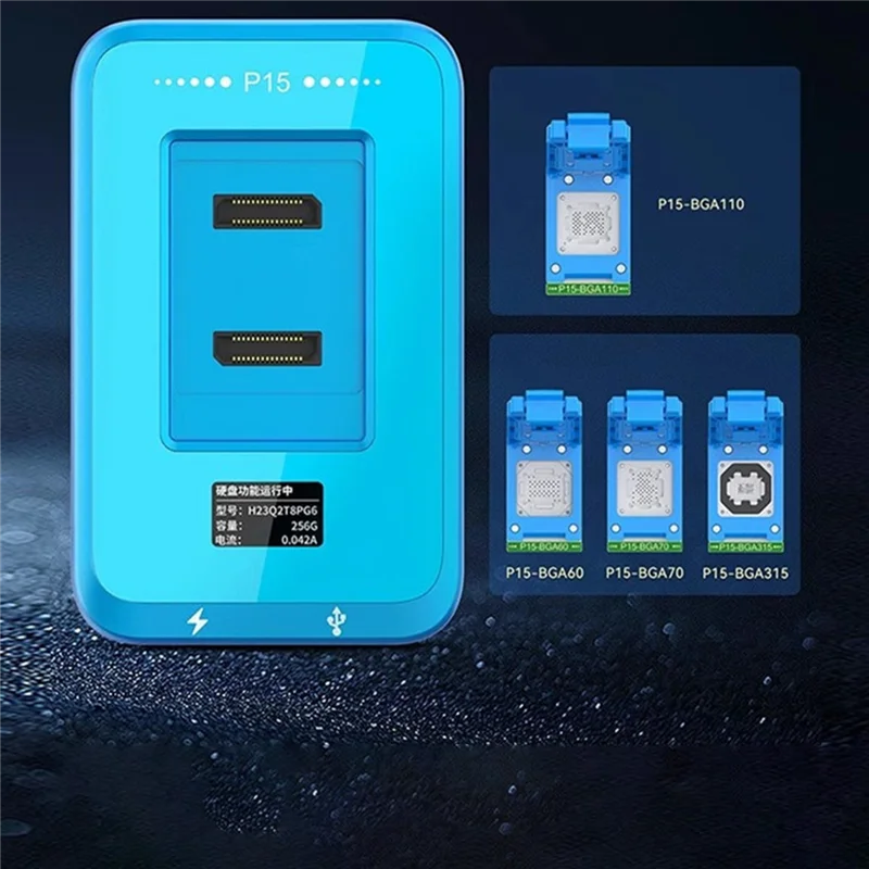 مبرمج P15 وحدة القرص الصلب آيفون 8 8P X XR XS MAX 15 Pro لأداة كتابة تعديل البيانات NAND SYSCFG 60 سهلة التركيب-