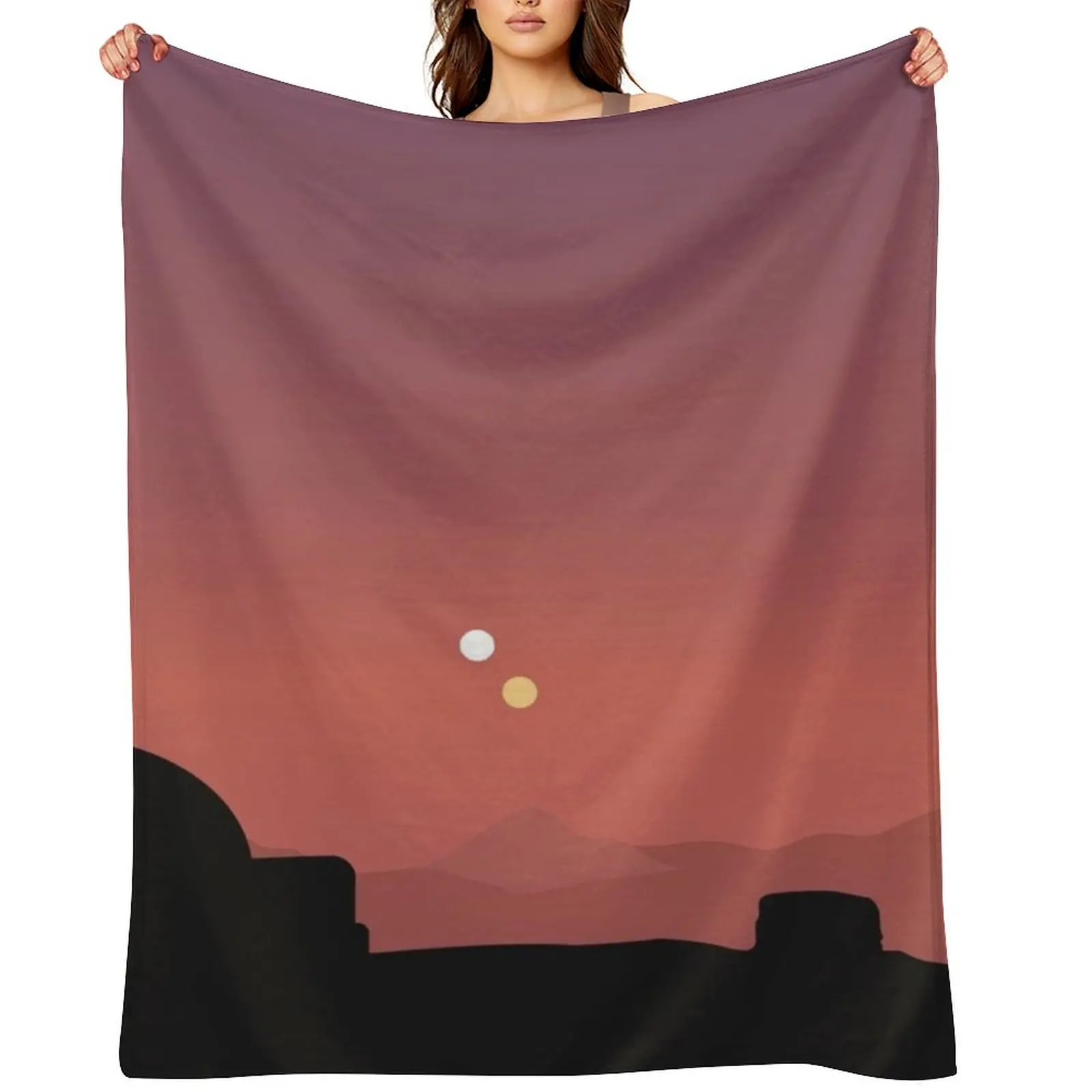 

Purple Land Throw Blanket heavy to sleep Vintage Custom Bed Blankets