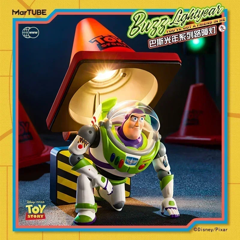 

2024 New Disney Buzz Lightyear Road Barrier Light Nice Bedroom Desktop Decor Fun Kid Birthday Gift Boyfriend Valentine Day Gift