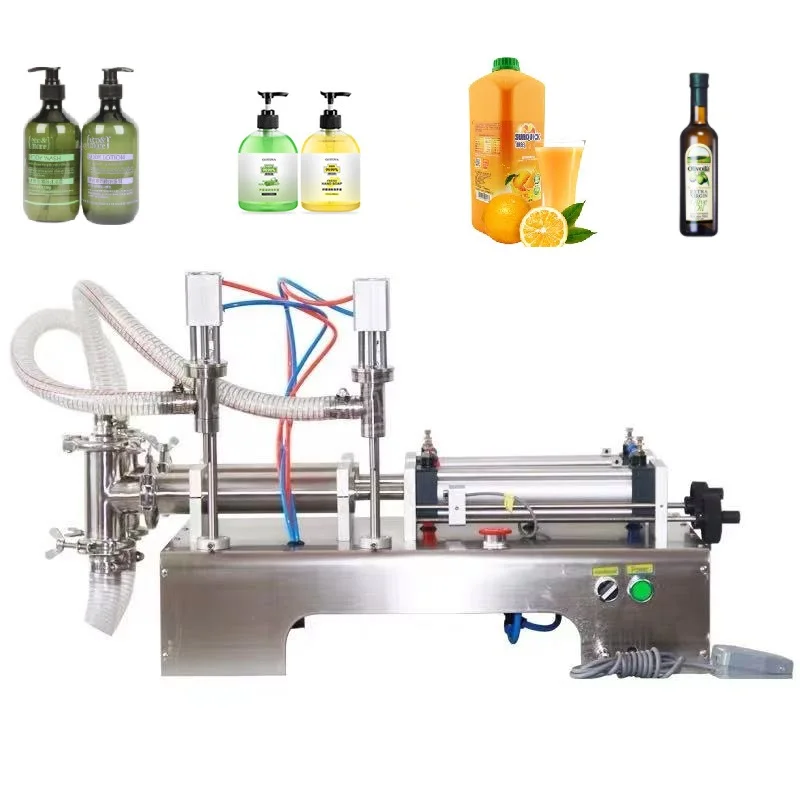 Semi automatic honey oil shampoo lotion water Juice perfume gel hand sanitizer bottle  Filling Machine for plastic bottle