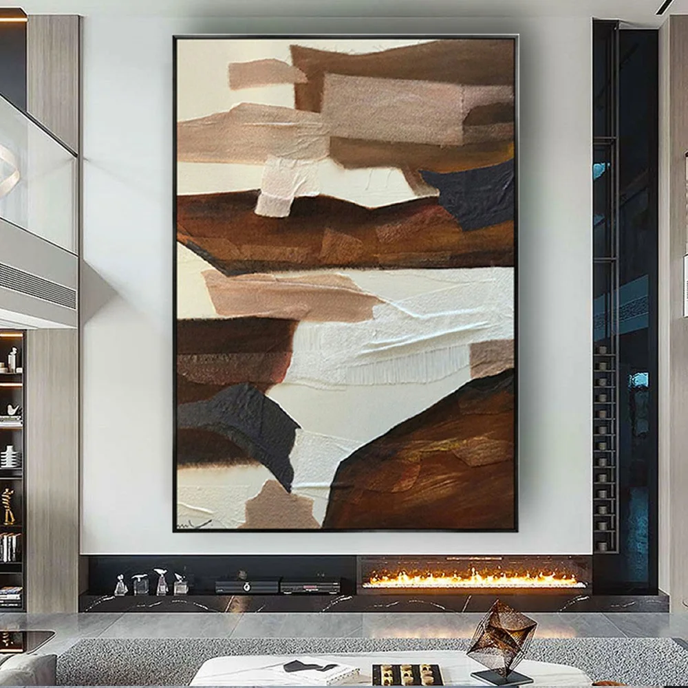 Abstract Art Hand-Painted Modern Oil Painting Murals Fashion Home Canvas Poster Wall Picture Cuadros Image Decor Room Dormitorio