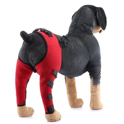 Ginocchiere per cuccioli di animali domestici bretelle per gambe posteriori per cani per cani danneggiati supporto per Brace lesioni avvolgimento articolare recuperare la protezione accessori per cani