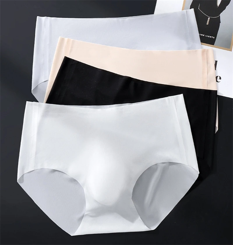 Lightweight men's underwear borderless cuecas masculina sexy for guys mens lingerie adults 18 plus size 3D spacecraft panties