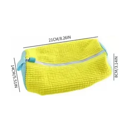 Новая сумка для обуви из синели на молнии, детская сумка для обуви для ленивой машины, защита от деформации, сумка для стирки