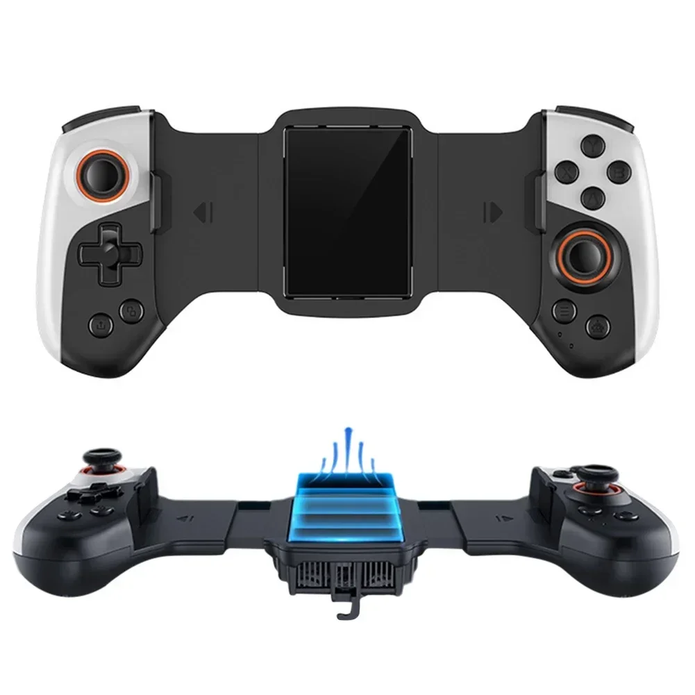 JK02 Telescopic Gamepad Controller Semiconductor Radiator Game Cooler Handle For IOS/Switch/Android Mobile Phone Gaming Joystick