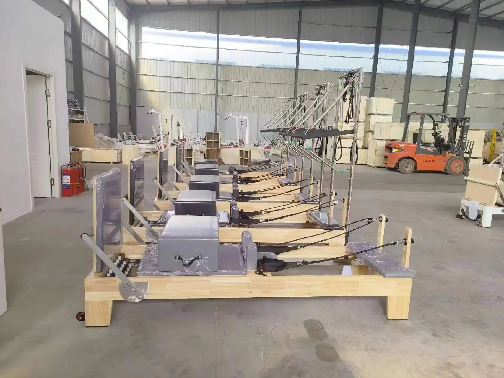 Machine for High Quality Oak Wood Pilates Reformer Gym Fitness Equipment Pilates Reformer