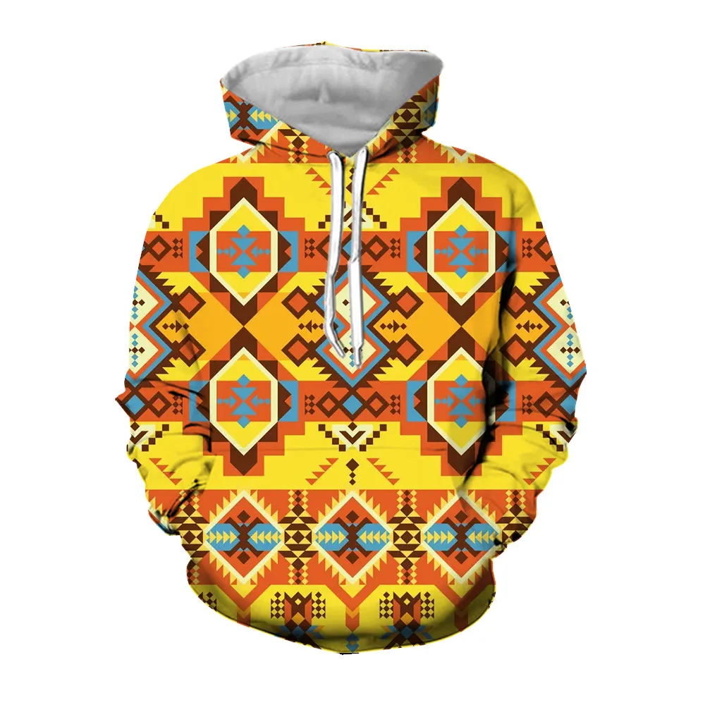 

Jumeast 3D Aztec Printed Hoodies For Men African Ethnic Abstract Graphic Hooded Long Sleeve Top Vintage Light Academia Clothing