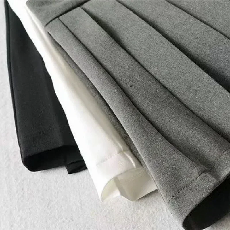 Summer High Waist Skirts Womens Sexy Mini Skirts Vintage Pleated Skirt Korean Tennis Skirts Short White Black