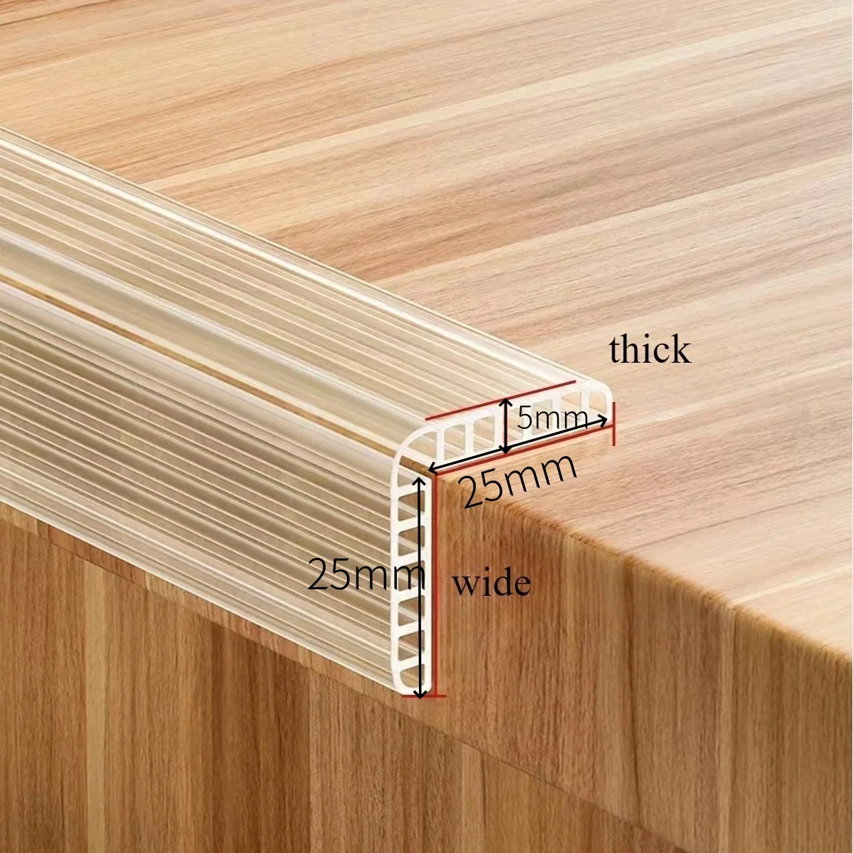 1Pc Table Corner and Edge Protection Strip, Anti-collision Strip, Suitable for Protecting Cabinets, Tables, and Edge Protectors