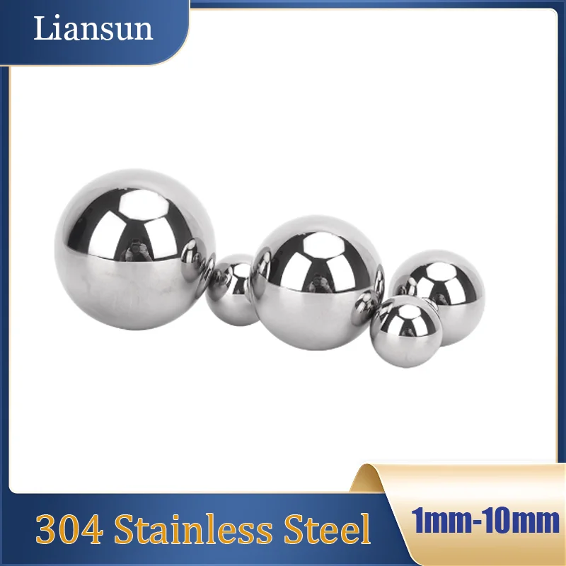 

304 Stainless Steel Solid Precision Bearing Small Steel Balls Ball Bearings High-Precision Wear-Resistant Bearing Balls