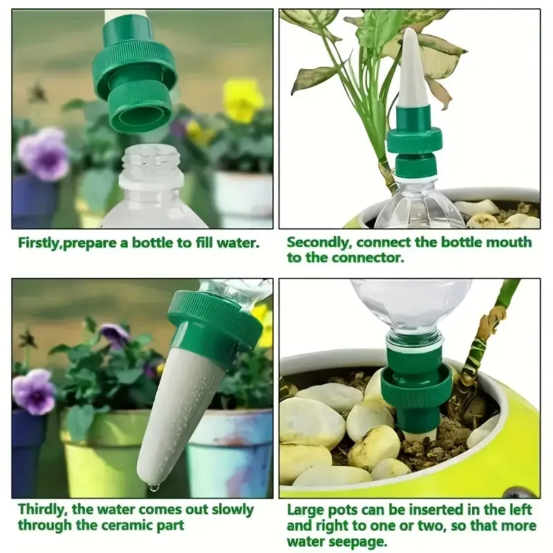 ชุดระบบน้ำหยดอัตโนมัติ 4 ชิ้น - Self Watering Insert บทวิจารณ์และราคา