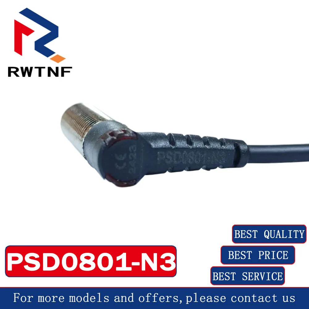 Brand New Genuine PSD0801-N3 RIKO Inductive Proximity Sensor Switch L Right Angle Type 3-Wire