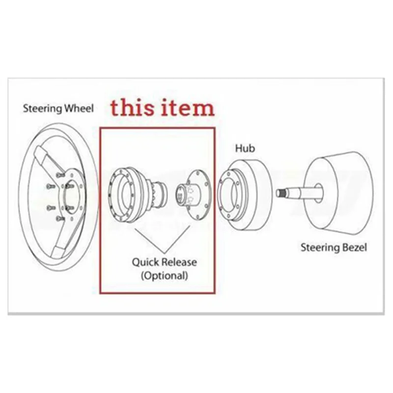 

Универсальный быстроразъемный кронштейн рулевого колеса для адаптера повышения ступицы рулевого колеса с 6 отверстиями