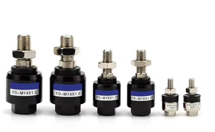 FD Type Universal Floating Joint Connector M8x1.25 12x1.5 14x1.5 16x2.0 20x2.5mm for CNC Machinery Robot Arm