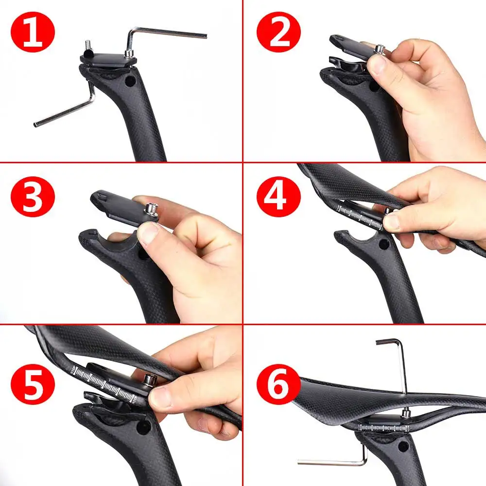 ELITA ONE Fahrrad Carbon Sattelstütze Setback 20mm MTB/Rennrad Sattelstütze Ultraleicht 150g 25,4 27,2 30,9 31,6 – Detail 12