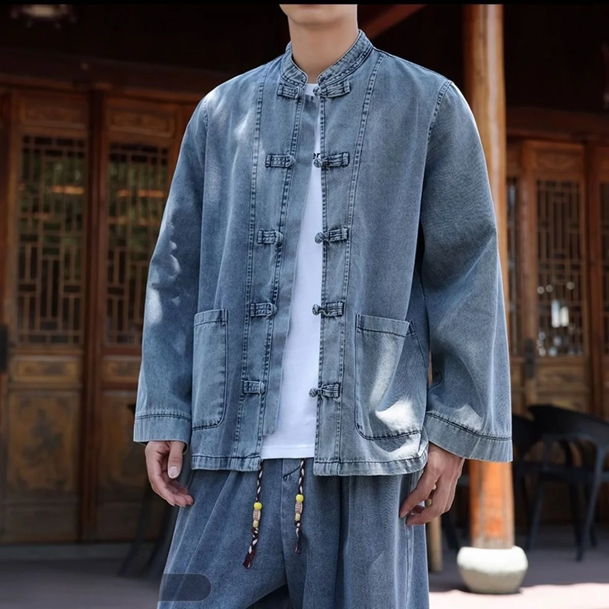 jaqueta-jeans-masculina-solta-estilo-chines-tang-tradicional-Etnica-casual-primavera-outono-manga-sete-quartos