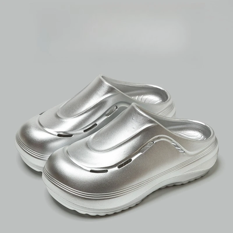 Girls Eva Clogs Sandals Heighten Chef Shoes Women's Thick-soled Hole Shoes Wear Non-slip and Breathable Slippers